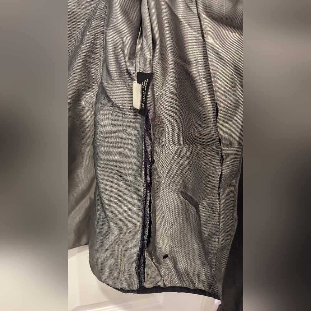 Gallery black men's buttery soft genuine leather full zip jacket coat size M - Picture 8 of 13